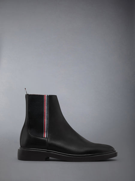 VITELLO CALF RWB RUBBER SOLE CHELSEA BOOT BLACK
