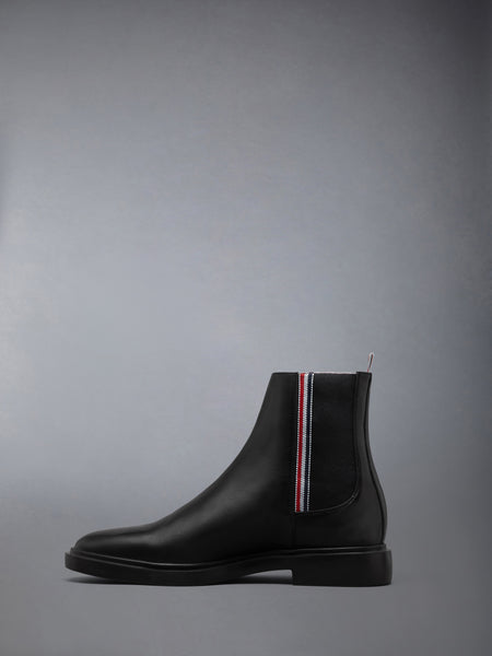 VITELLO CALF RWB RUBBER SOLE CHELSEA BOOT BLACK