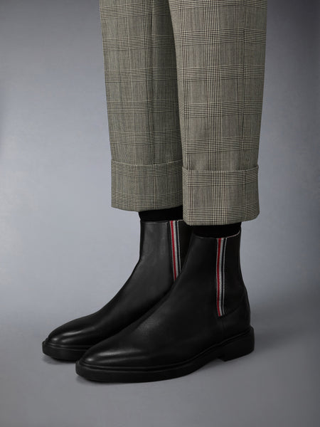 VITELLO CALF RWB RUBBER SOLE CHELSEA BOOT BLACK