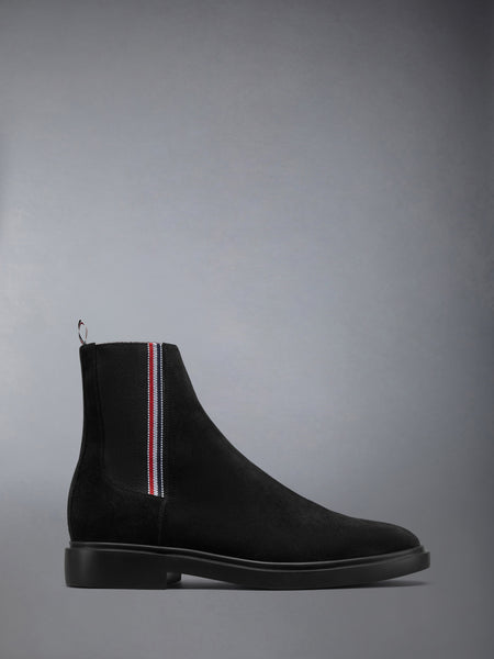 CALF SUEDE RWB STRIPE CHELSEA BOOT