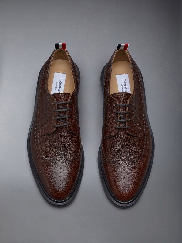 PEBBLE GRAIN RUBBER SOLE LONGWING BROGUE - image 5
