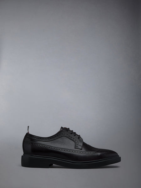 BOX CALF LONGWING RUBBER SOLE BROGUES BROWN