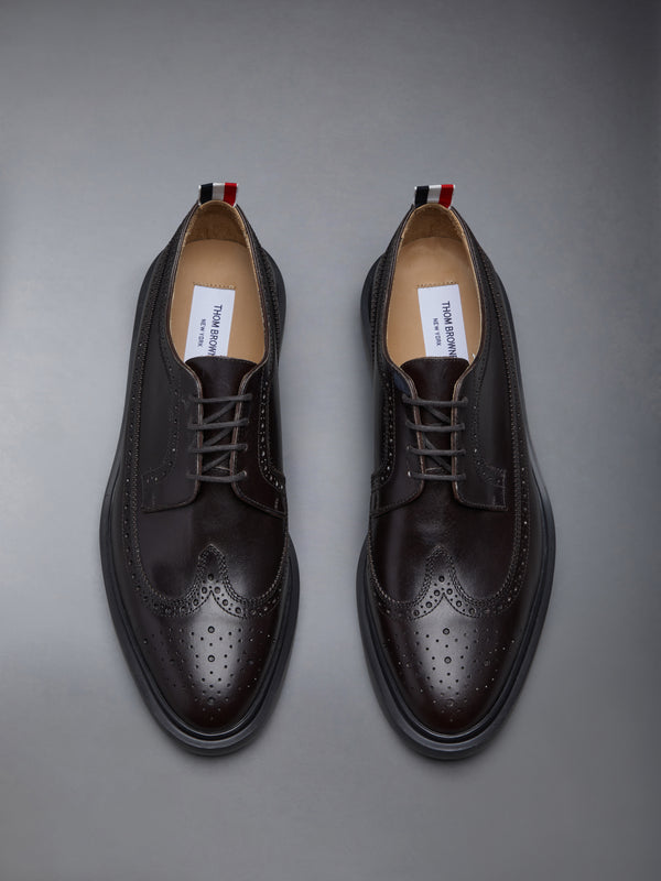 BOX CALF LONGWING RUBBER SOLE BROGUES - image 5