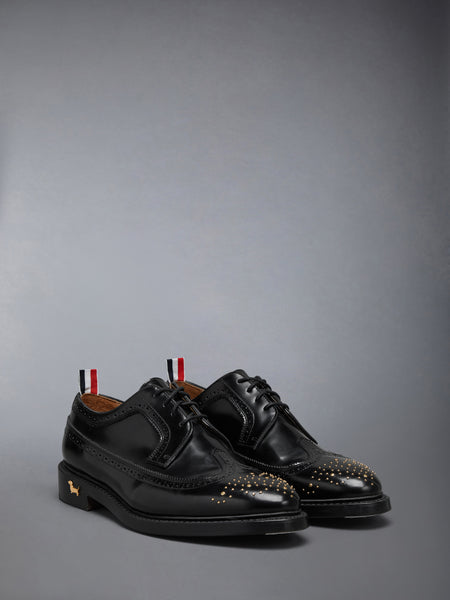 SPAZZOLATO LEATHER LONGWING BROGUE