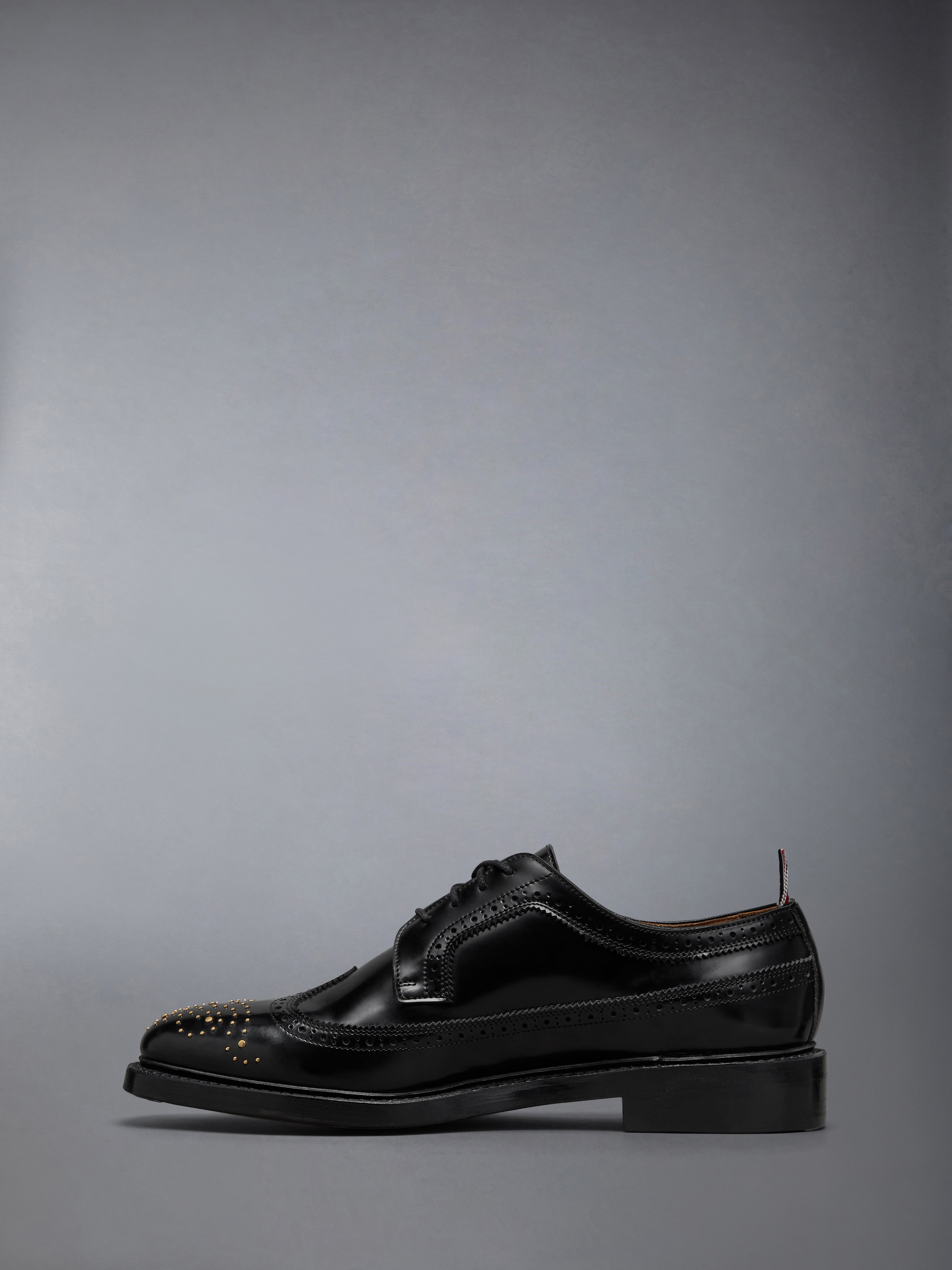 スパッツォラートレザー ロングウィング ブローグ | Thom Browne