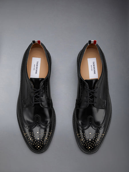 SPAZZOLATO LEATHER LONGWING BROGUE