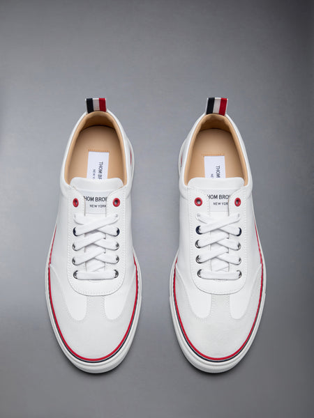 RWB LOW-TOP LEATHER SNEAKERS
