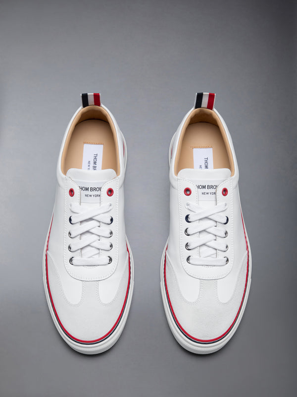 RWB LOW-TOP LEATHER SNEAKER - image 4