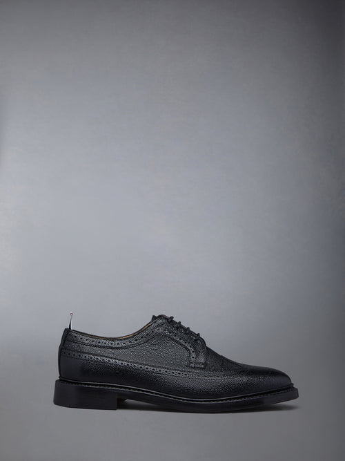 Pebble Lucido Goodyear Leather Sole Classic Longwing Brogue | Thom 