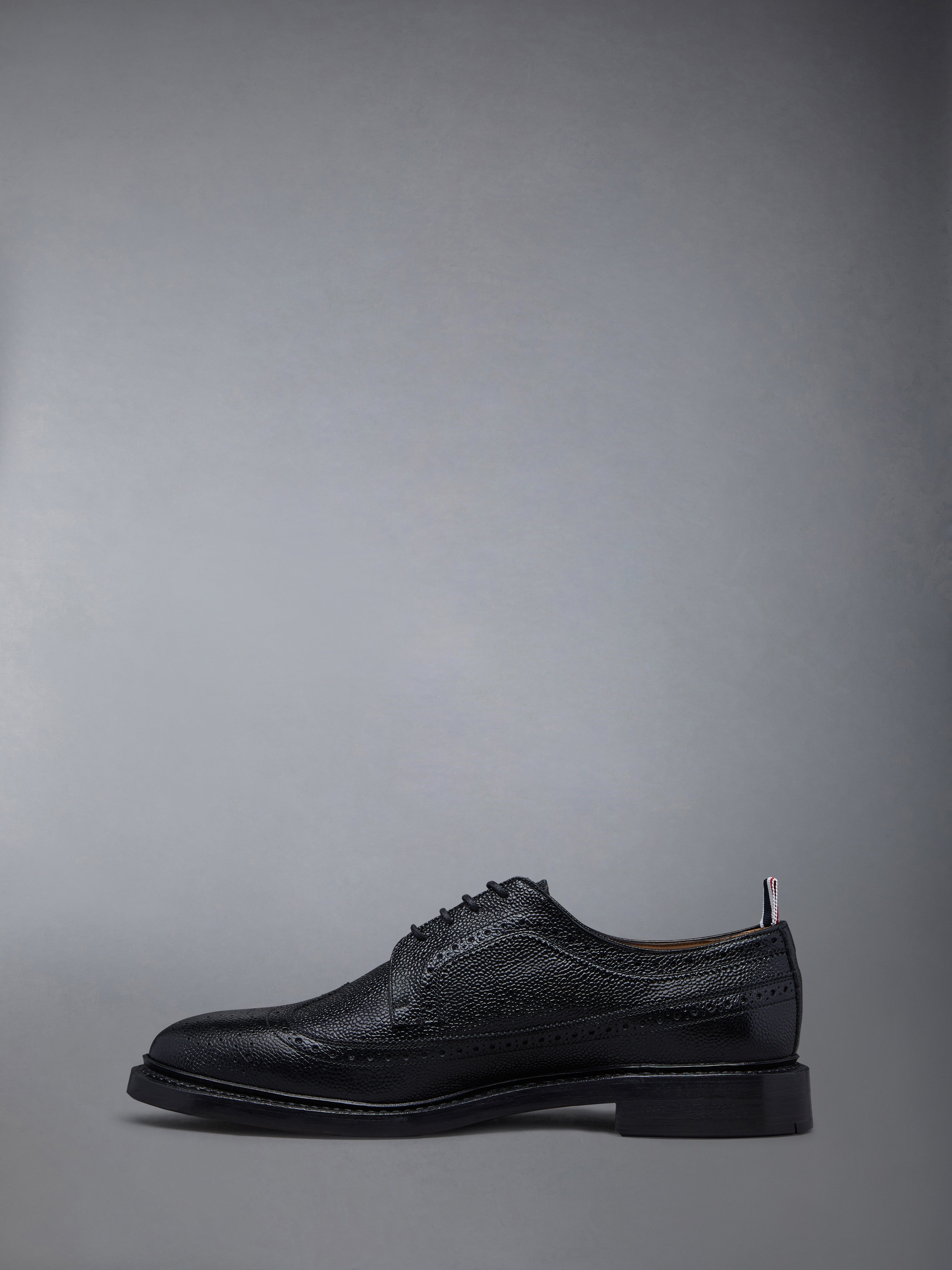 THOM BROWNE トムブラウン ロングウィング フルブローグ Pebble Lucido Goodyear Leather Sole Classic Longwing Brogue