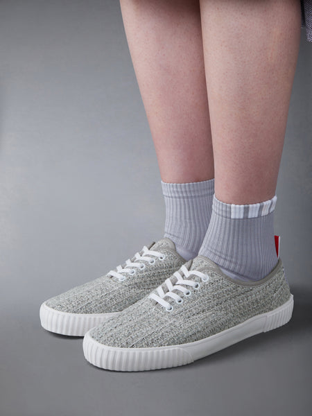 COTTON TWEED HERITAGE TRAINER MED GREY