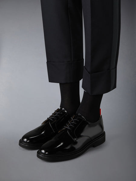SMOOTH CALF LEATHER SCHOOL UNIFORM BROGUE BLACK