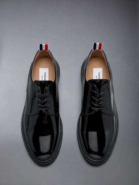 SMOOTH CALF LEATHER SCHOOL UNIFORM BROGUE BLACK