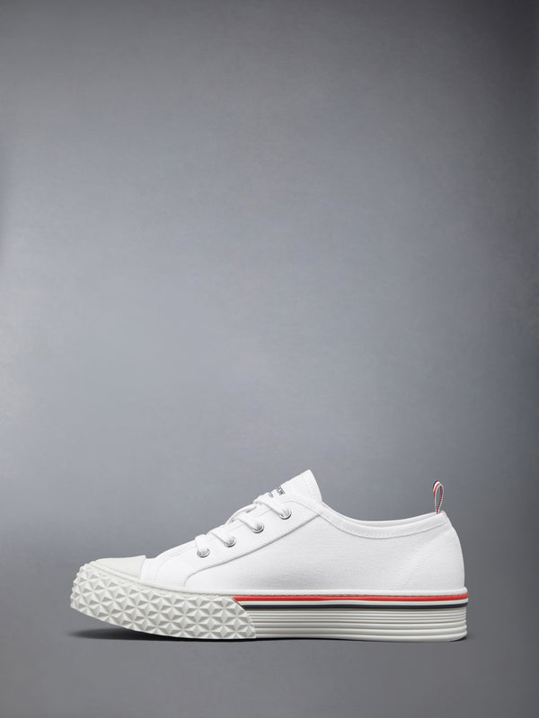 CANVAS TREAD SOLE COLLEGIATE SNEAKERS - image 3
