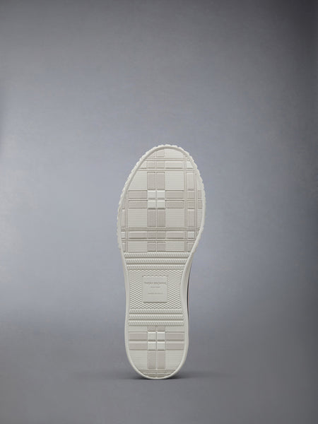 CANVAS HECTOR TOILE LOW TOP SNEAKERS BLK/WHT