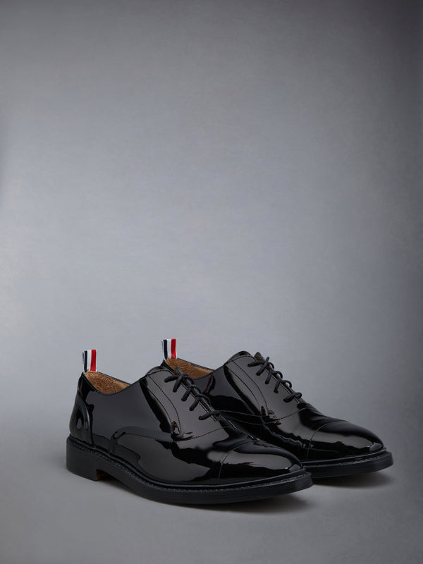 Soft Patent Raw Edge Goodyear Sole Cap Toe Oxford - image 2
