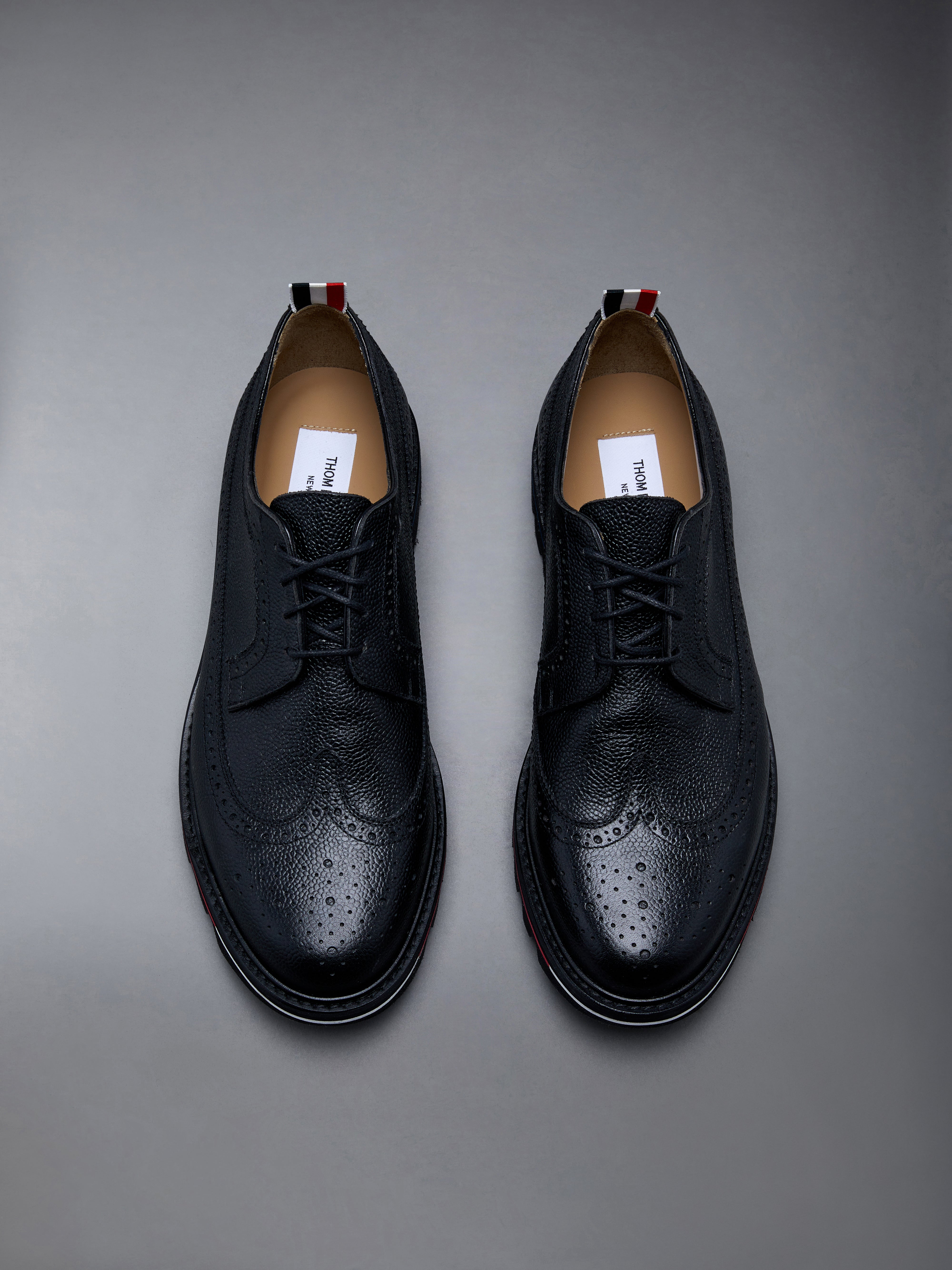 CLASSIC WINGTIP BOOT W/ LIGHTWEIGHT RUBBER SOLE IN BOX CALF