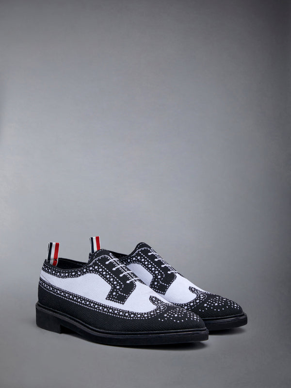 Trompe L'oeil Knit Micro Sole Longwing Brogue - image 2