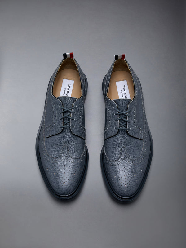 Pebble Grain Leather Longwing Brogue - image 5