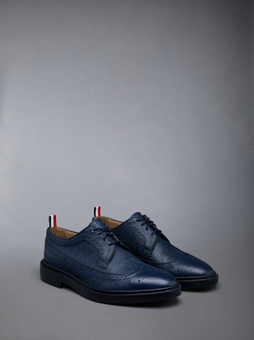 Pebble Grain Leather Longwing Brogue | Thom Browne
