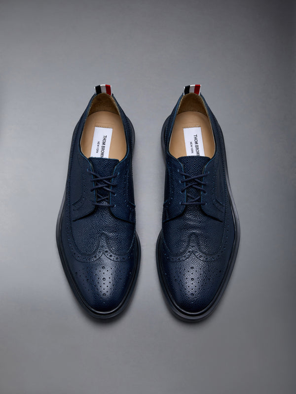 Pebble Grain Leather Longwing Brogue - image 4