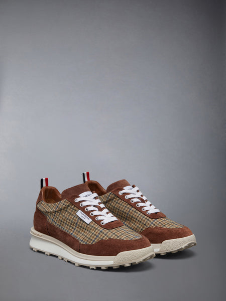 GUNCLUB CHECK CHEVIOT TWEED ALUMNI SNEAKERS