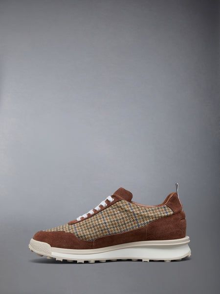 GUNCLUB CHECK CHEVIOT TWEED ALUMNI SNEAKERS