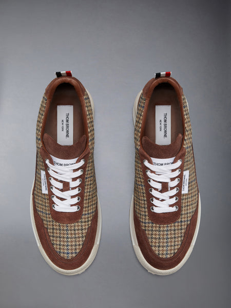 GUNCLUB CHECK CHEVIOT TWEED ALUMNI SNEAKERS