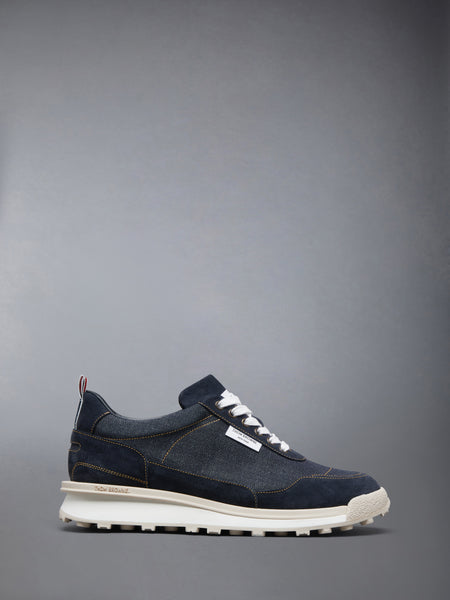 SELVEDGE DENIM TECH RUNNER ALUMNI SNEAKER NAVY