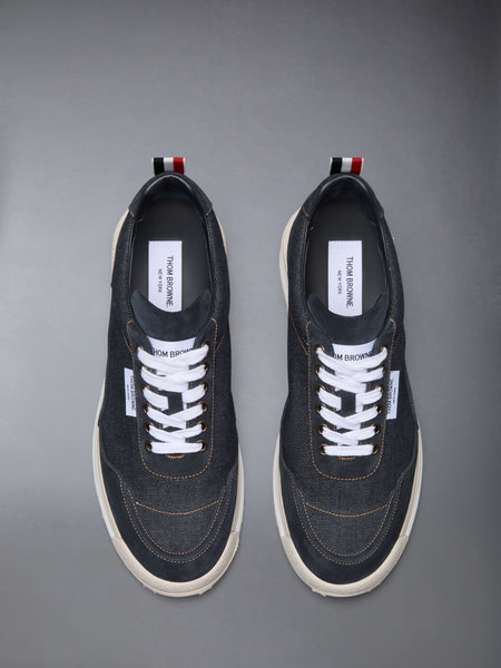 SELVEDGE DENIM TECH RUNNER ALUMNI SNEAKER NAVY