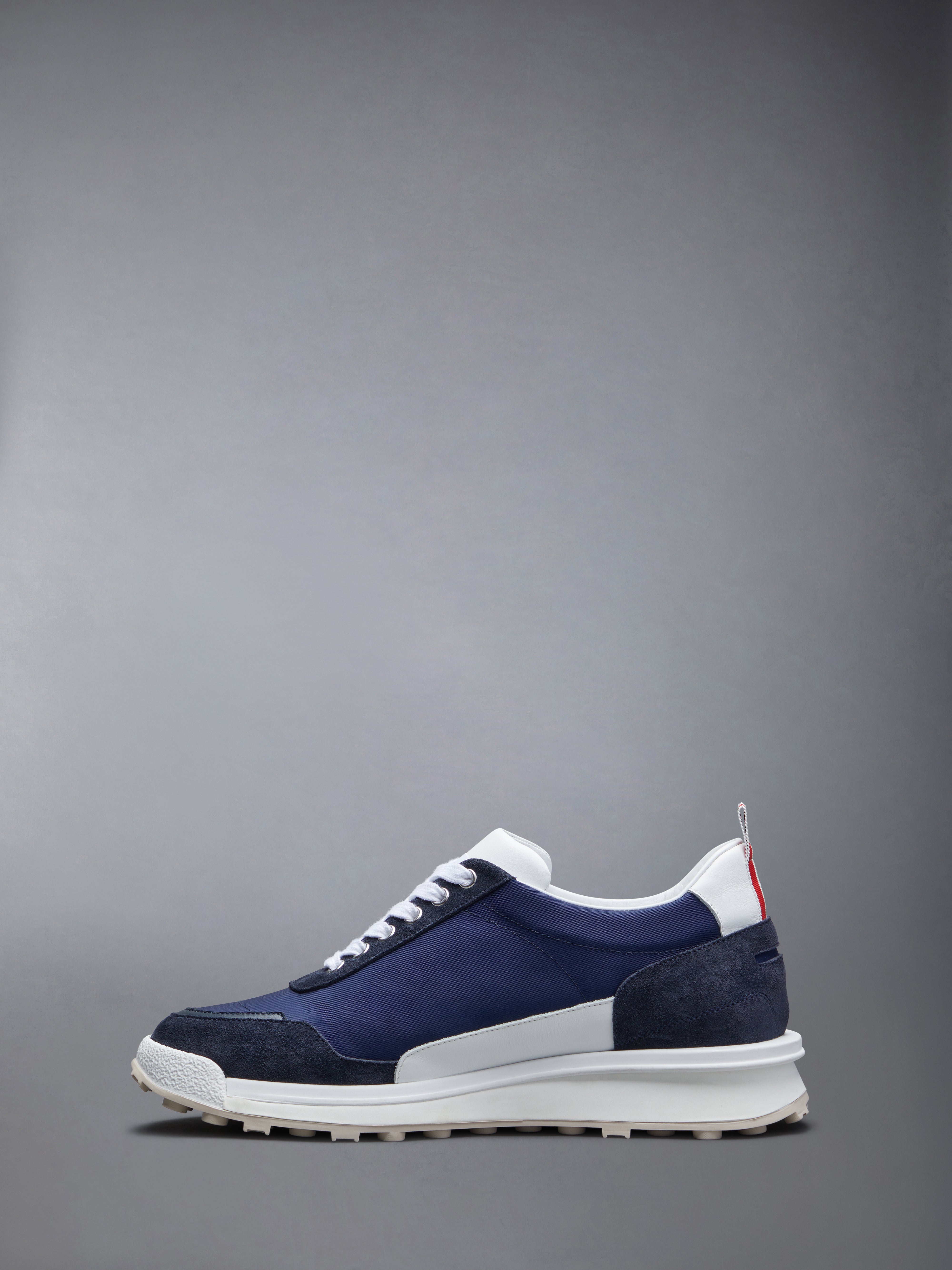スニーカー THOM BROWNE Men Sneakers MFD271CF0488 450 BLUE Eco Nylon Alumni Sneakers | Thom Browne