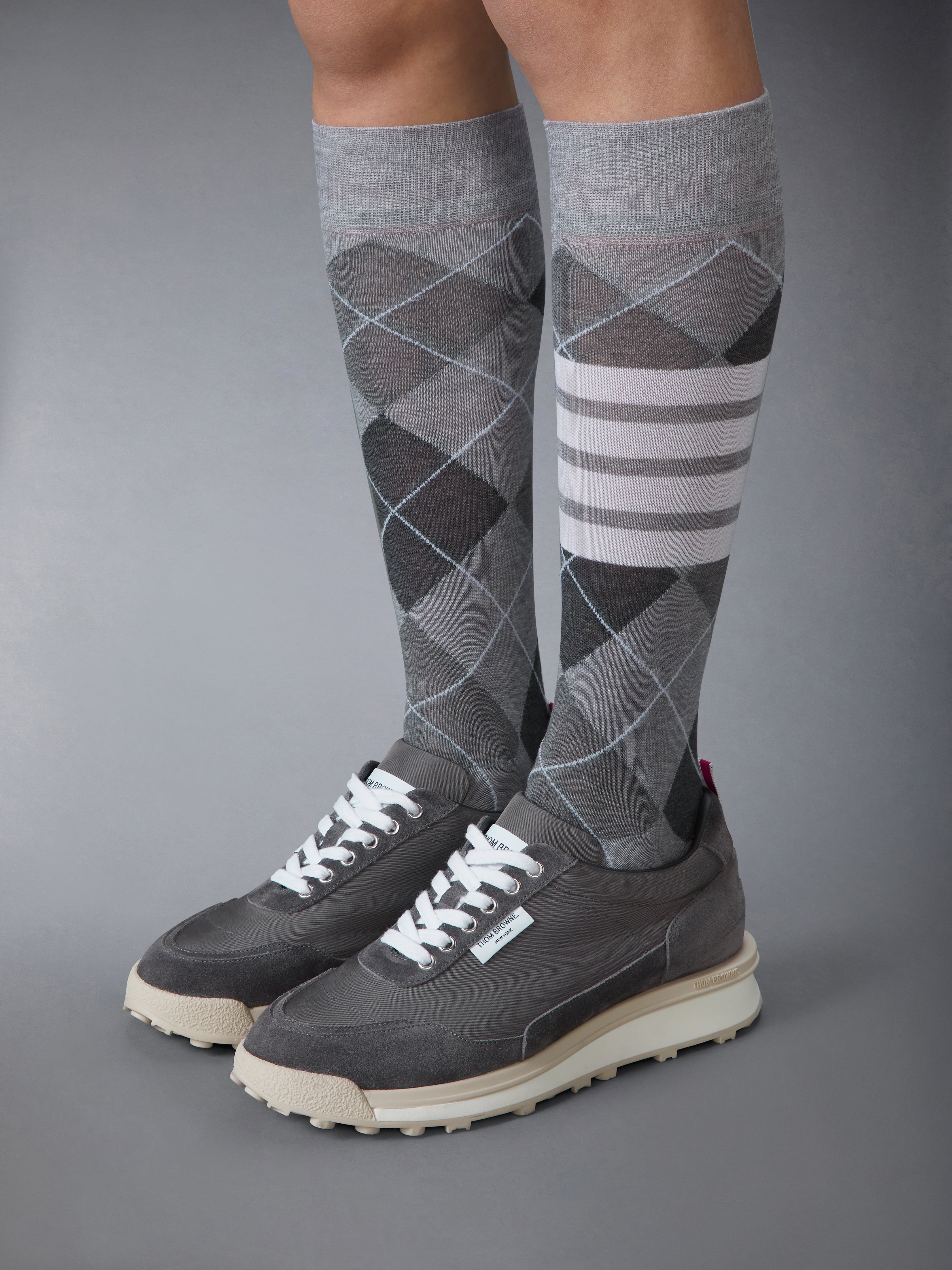 THOM BROWNE☆Eco Nylon Alumni Trainer トレーナー スニーカー Eco Nylon Alumni Sneakers | Thom Browne