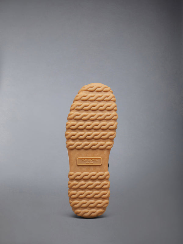 DONEGAL TWEED CABLE KNIT SOLE LETTERMAN SNEAKERS - image 6