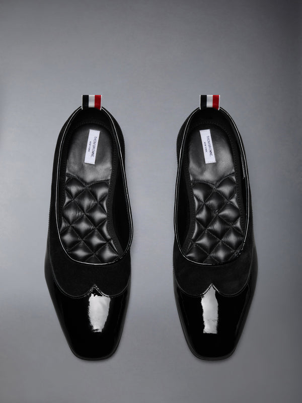 SOFT PATENT CALF SUEDE OPERA BALLERINA - image 5