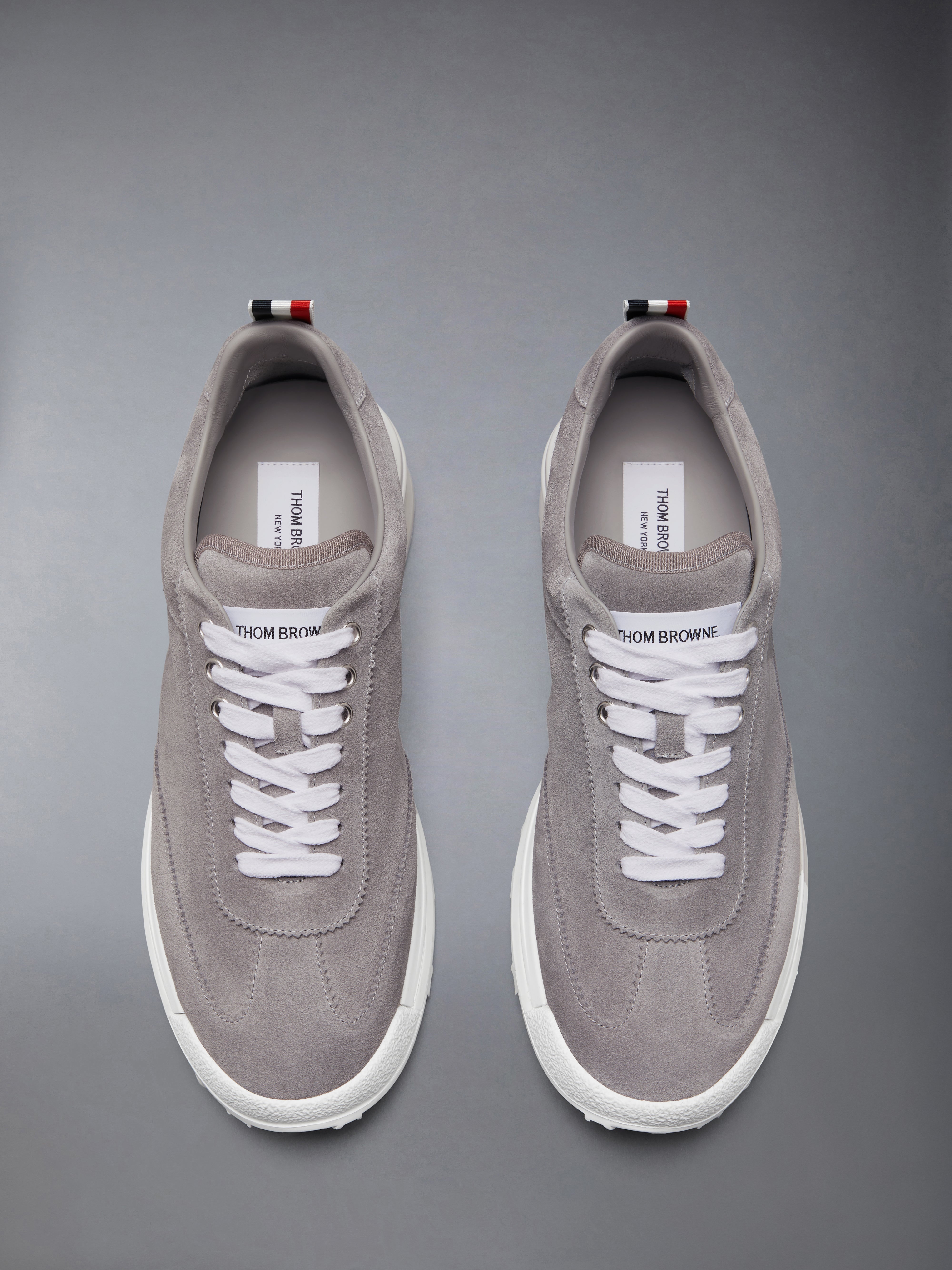 Calf Suede Tech Runner Sneakers | Thom Browne