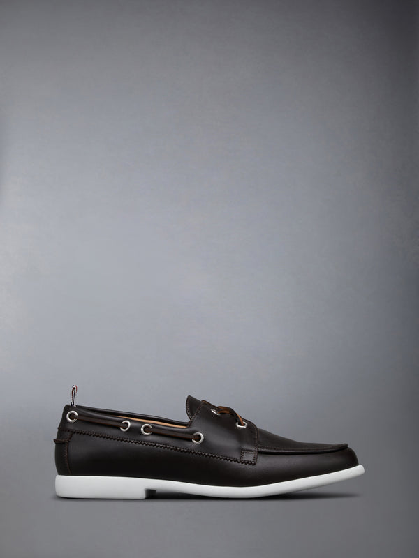 BABY CALF LEATHER BOAT SHOE - featured image