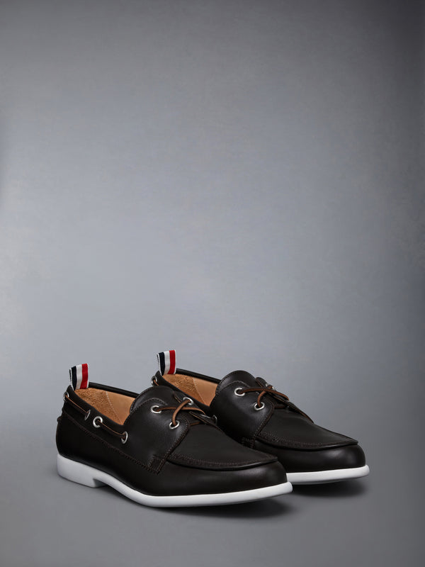 BABY CALF LEATHER BOAT SHOE - image 2
