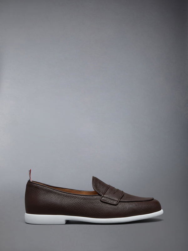 DEERSKIN LEATHER VARSITY PENNY LOAFER - featured image
