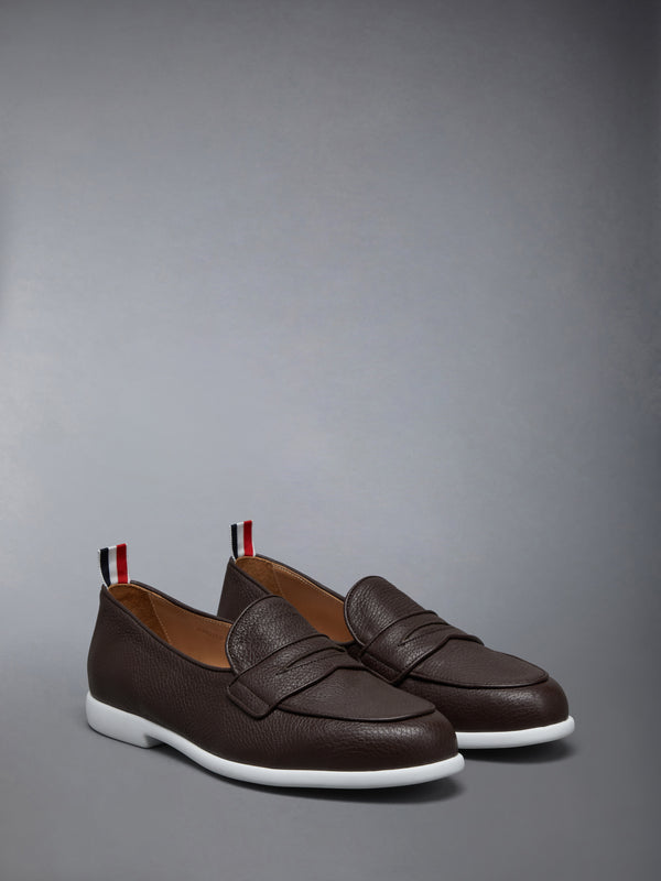 DEERSKIN LEATHER VARSITY PENNY LOAFER - image 2