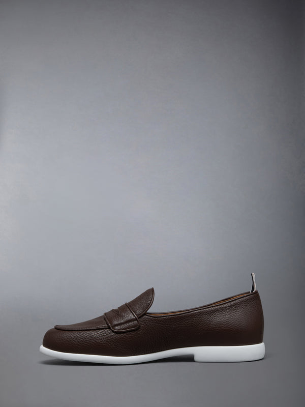 DEERSKIN LEATHER VARSITY PENNY LOAFER - image 3