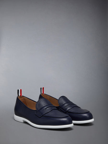 DEERSKIN LEATHER VARSITY PENNY LOAFER