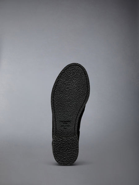 CALF SUEDE BOAT SHOE BLACK