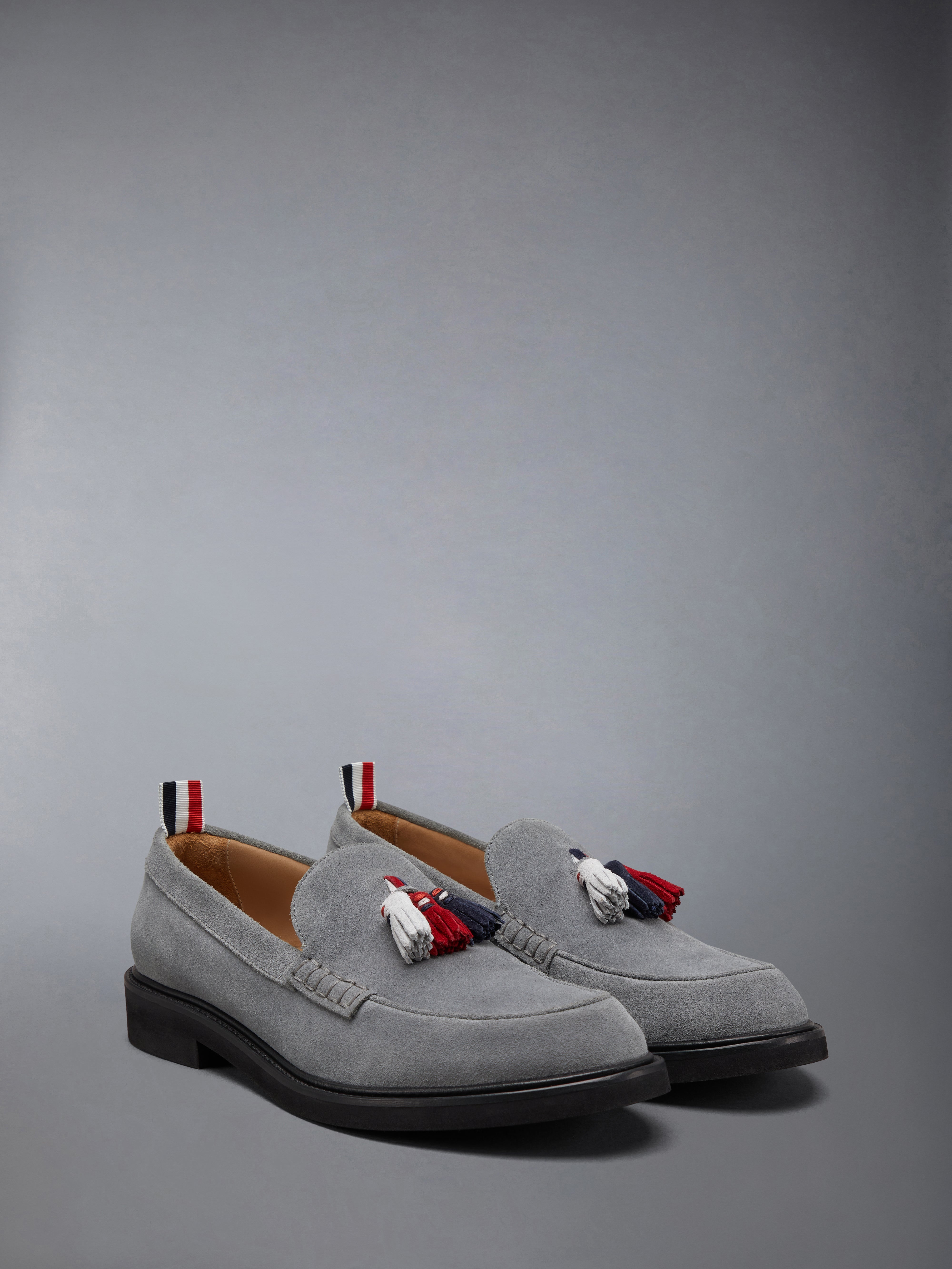 【THOM BROWNE】送料/関税込 RWB TASSLE LEATHER LOAFER Polished Calf Tassel Loafer | Thom Browne