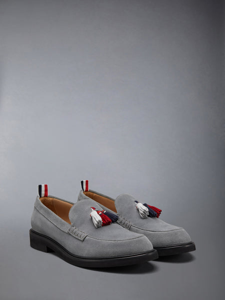 CALF SUEDE RWB TASSEL LOAFER