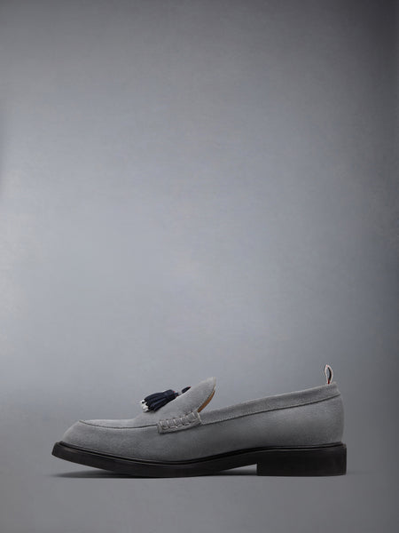 CALF SUEDE RWB TASSEL LOAFER