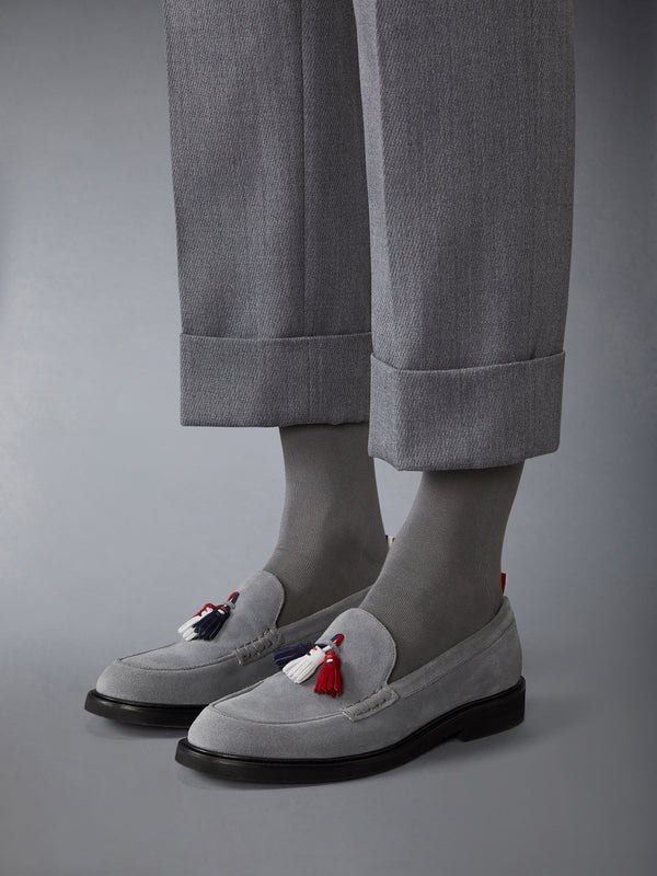 CALF SUEDE RWB TASSEL LOAFER - image 4