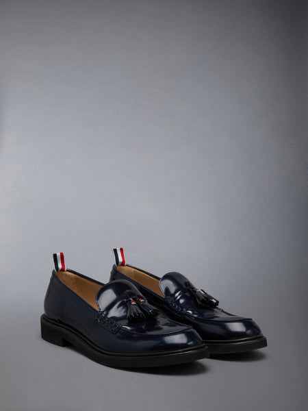 SPAZZOLATO LEATHER TASSLE LOAFER