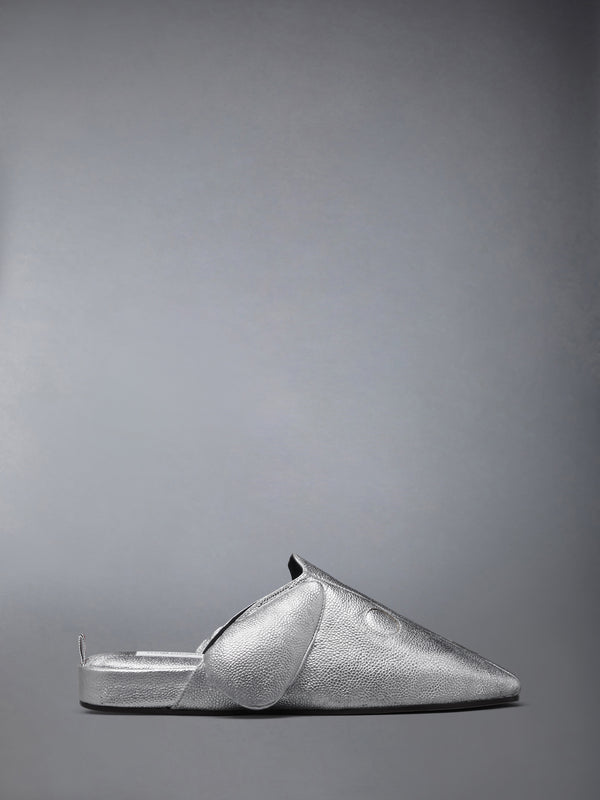 페블 그레인 실버 헥터 슬리퍼 - featured image