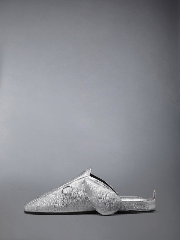 페블 그레인 실버 헥터 슬리퍼 - image 3