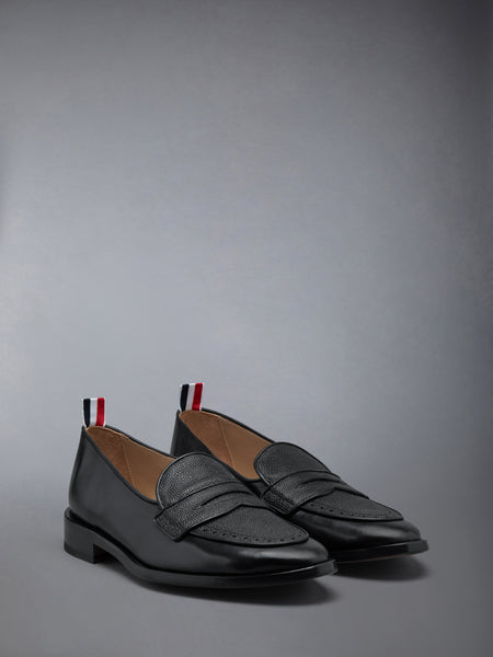 VITELLO LEATHER VARSITY PENNY LOAFER